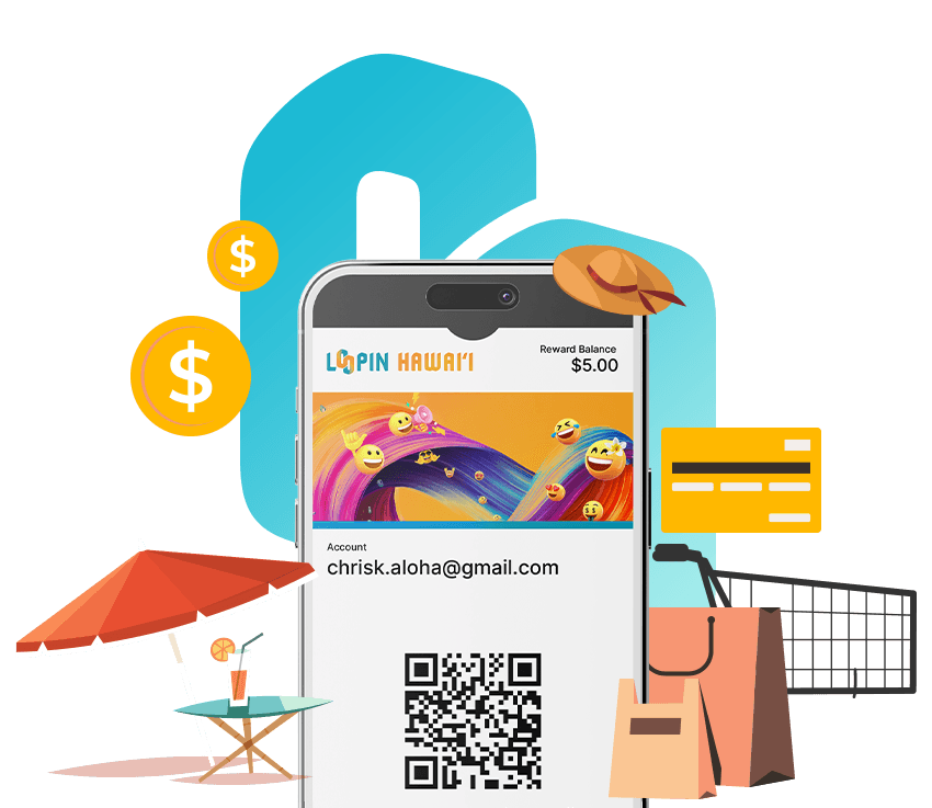 Custom app shopping and loyalty features