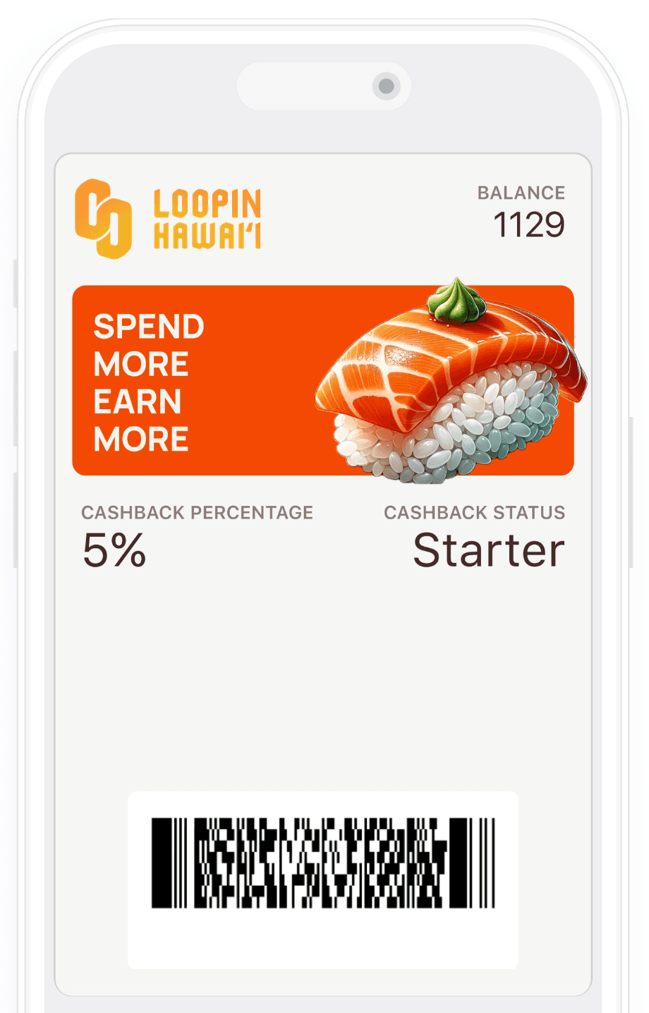 Stamp loyalty card preview